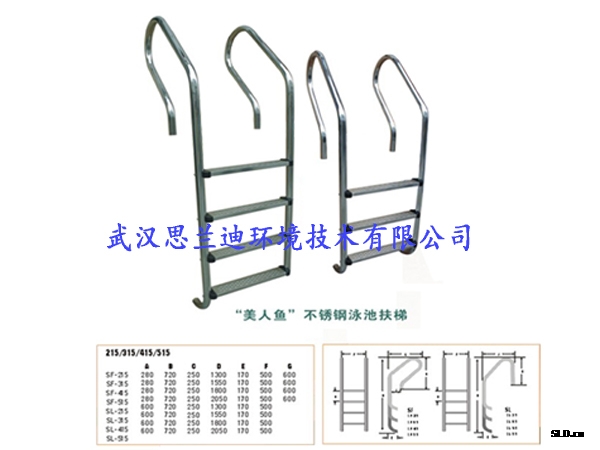 “美人魚(yú)”不銹鋼泳池扶梯